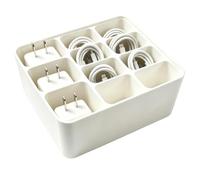 Générique Cable Organizer Box, Wire Storage Organizer, Charging Cord Holder | Wire Storage Case, Desk Cable Organizer, Large Capacity Cord Holder for School Living Room Bedroom College Dorm Students