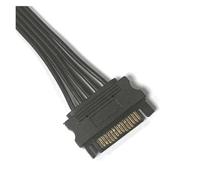 Générique Câble répartiteur 4 broches vers 1 à 5 SATA 15 78 cm | For les disques de stockage HDD SSD