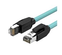 Générique Câble réseau industriel 10G double blindage CAT5E CAT6A CAT8 Profinet Servo EtherCAT Ethernet Gigabit haute flexibilité à 8 broches(CAT6A Drag chain,50cm)