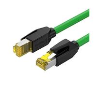 Générique Câble réseau industriel 10G double blindage CAT5E CAT6A CAT8 Profinet Servo EtherCAT Ethernet Gigabit haute flexibilité à 8 broches(CAT6A Upgrade,1000cm)