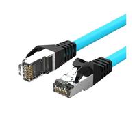 Générique Câble réseau industriel 10G double blindage CAT5E CAT6A CAT8 Profinet Servo EtherCAT Ethernet Gigabit haute flexibilité à 8 broches(CAT5E,20cm)