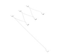 Générique Câble séparateur ARGB à 3 Broches, Installation Pratique, Ligne d ' Extension ARGB pour améliorer l ' éclairage du Ventilateur du, Extension de câble à fiches faciles