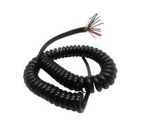 Générique Câble spiralé télescopique en PU, 9 10 12 14 17 21 20 25 AWG, âme 28 24 22 AWG, élasticité 1 2 3 4 5 6 7 8 9 10 11 12 mètres(Stretch 10 meter,21 cores 26 AWG)
