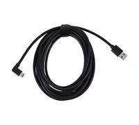 Générique Câble USB C 4 Mètres pour VR Connecteur Coudé à 90°, Matériau PVC et Cuivre Étamé, Léger et Portable pour Transfert de Données et Charge Rapide