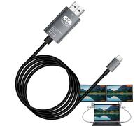 Générique Câble USB C HDTV | Adaptateur De Câble | Convertisseur Vidéo 4K60Hz Pour Moniteur, TV, Projecteur, Divertissement Domestique, Enseignement En Classe, Présentations En Salle De Conférence,