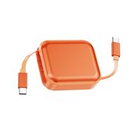 Générique Câble USB C USB C 240 W Alimentation Rétractable, Yellow | Puissance Du Câble 240W D'USB C