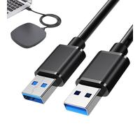 Générique Câble USB pour disque dur - Pont de connexion de type A à double extrémité + matériau en d'aluminium et de cuivre sans oxygène - pour stockage externe et de refroidissement Accessoire i
