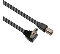Générique Câble USB USB B à Vitesse Rapide pour imprimantes et scanners La Construction blindée en Plastique Assure Une Transmission de données Stable Câble de données d ' imprimante Plat