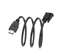 Générique Câble VGA | Adaptateur VGA - Accessoires Informatique Anti-Interférence pour PC Moniteur TV Projecteur