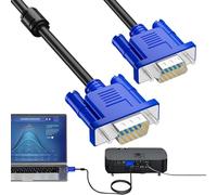 Générique Câble Vga Vga - Câble de connexion d'écran fiable, ligne vidéo en PVC pour moniteur de bureau, projecteur, ordinateur portable, cordon de de signal puissant pour espaces de travail quot