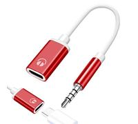 Générique Câbles Audio auxiliaires - Adaptateur Jack pour | Câble convertisseur pour Casque - Connecteur Audio Link pour Transmission analogique, convertisseur Smartphone, Configuration de de sig