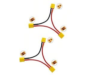 Générique Câbles d ' Adaptateur d ' Alimentation de Batterie pour Les, B | Connecteur jaune fini, dérivation d ' alimentation de batterie, adapté projets de télécommande et de câblage