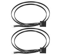 Générique Câbles PC RGB - Bande de Conversion pour Lampe 3 et 4 Broches - Cordon de Raccordement RGB pour Ventilateurs, Écrans et Consoles de Jeu