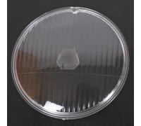 Générique Cabochon vitre d optique avant en plastique Ø127mm transparent compatible avec moto