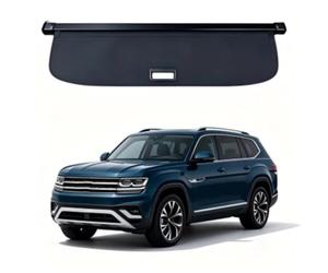 Générique Cache Bagage Voiture pour VW pour Atlas Pro 2025-2026 | Dissimule efficacement les objets ; protège le tronc des rayons directs du soleil; installation rapide(Fibre de carbone)