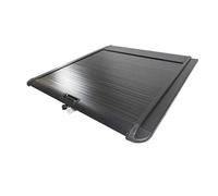 Générique Cache-Bagages Manuel De Couverture Tonneau Rigide Rétractable pour Toyota pour Tacoma Lit 5 Pieds 6 pour Tundra Profil en Aluminium Noir Mat Étanche Pare-Soleil Coffre Arrière
