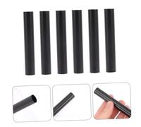 Générique Cache-Base de Lustre en Fer Forgé 19X100 MM Noir Lot de 6 Manchons de Douille Suspendre de Lampe Tubulaire Accessoires d'Éclairage pour Lampe de Plafond