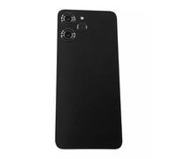 Générique Cache Batterie Compatible avec Xiaomi 12 4G/5G 23053RN02A/Y/L Lentille en Verre arrière avec Support Photo + Ruban adhésif Double Face (Noir)