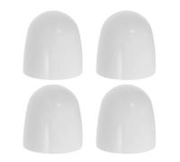 Générique Cache Boulons Sol Toilette 4pcs en ABS, Couvre Vis de Fixation pour Base Wc, Protège et Embellit, Usage dans Salle de Bain
