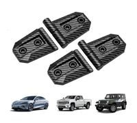 Générique Cache-Charnière Porte Voiture Enjoliveur, 2 Pièces Décoration Bord Véhicule, Cache-Charnière De Serrure De Porte, Pour Camion Berline SUV Camping-Car Auto Maison Garage Parking