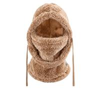 Générique Cache-cou avec capuche d ' hiver intégrée | Construction en polaire épaisse, couverture intégrée autour de la tête et du cou, déplacements hivernaux et travaux