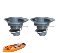 Générique Cache d'air Bateau Gonflable 2 Pièces Outil Nautique Étanche | Couvercle D'Air En Caoutchouc Pour Piscine Et Bateau Pour Passionnés Propriétaires Canoë Kayak Raft Matelas Pneumatique Mer