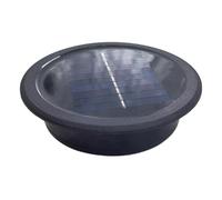 Générique Cache de Remplacement pour Lampe Solaire - Protection Étanche IP44 11 cm | Couvercle Supérieur de Recharge Solaire | pour Jardin Cour Porche Chemin Camping, DIY Réparation LED Ronde