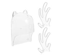 Générique Cache de Sonnette Extérieur Étanche, Coque Ronde Transparente | Protection Corrosion Côtière, Structure Renforcée, Joint Élargi, Usage Façade D’appartement et Vent