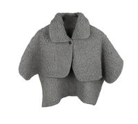 Générique Cache Épaule Chaud Col Cervical Maison Extérieur Automne Hiver Confortable pour Travail Quotidien(Grey, One Size)