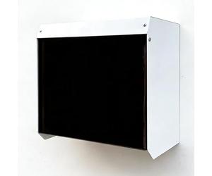 Générique Cache Étanche pour Wallbox EV, Toit de Protection pour Station de Recharge en Acier Galvanisé, Boîtier de Station de Recharge EV avec Porte en Acrylique