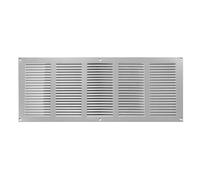 Générique Cache Grille de Ventilation en Métal avec Moustiquaire - Cache Ventilation 500x200mm / 20x8 Galvanisé