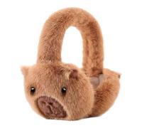 Générique Cache-Oreilles d'Hiver - Protecteurs en Peluche de Capybara Cartoon | Couvre-Oreilles d'Hiver Pliables,pour Déplacements Sports d'Extérieur Neige Cyclisme Moto Temps Froid Automne