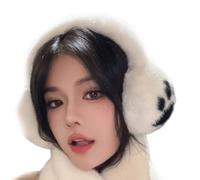 Générique Cache-oreilles élégants avec nœud papillon/pattes pour et adultes, cache-oreilles pliables en peluche douce pour les activités de plein air par temps froid