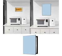 Générique Cache-Panneau électrique Multifonction - Cache-disjoncteur et boîtier à fusibles Mural pour Maison/Ferme, Style J, 45 x 55 cm (17,75 x 21,625 po) - Protection Durable et élégante