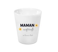 Générique Cache-Pot Maman Exceptionnelle Personnalisé avec Prénoms - Pot de Fleur Céramique Blanc - Cadeau Fête des Mères - Cache Pot Plante