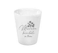 Générique Cache-Pot “Marraine Formidable” Personnalisable avec prénom - Pot décoratif 10 cm avec Trou de Drainage - Idée Cadeau Marraine baptême/Anniversaire/Noël