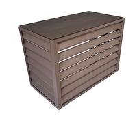 Générique Cache pour unité extérieure, Housse pour climatiseur Split Mini, Housse en Aluminium pour climatiseur et Pompe à Chaleur, clôture pour Dissimuler Le climatiseur, matériau extérieur