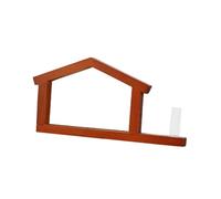 Générique Cache-prises Cache Prise Interrupteur Décoratif Panneau Protection Bois Créatif Cadre Mural Anti-poussière Installation Simple Adapté Salon Chambre, 31 Cm X 2.5 Cm X 16 Cm