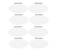 Générique Cache-Prises Ronds pour Plafonds, Lot de 8 Plaques Blanches 16 Vis, Couvercle de Panneau Électrique Ronde, Solution pour Organisation et Rénovation à Domicile