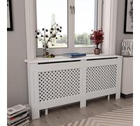 Générique Cache-radiateur Blanc 172x19x81,5 cm MDF,Maison & Jardin, Accessoires pour appareils électroménagers, Accessoires pour radiateurs, Blanc (Poids 13.7KG)