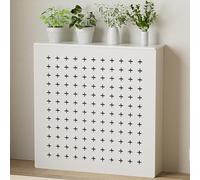 Générique Cache-radiateur Blanc Moderne 80 x 60 x 20 cm, Compatible avec Les radiateurs de 50 à 100 cm. Protection Thermique élégante et Installation Facile. Idéal pour embellir Votre intérieur.