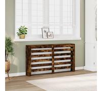Générique Cache-radiateur chêne fumé 149x20x82 cm Bois d'ingénierie,Maison & Jardin,Accessoires pour appareils électroménagers,Accessoires pour radiateurs,Brun,16.1 KG,852703