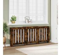 Générique Cache-radiateur chêne fumé 205x21,5x83,5 cm Bois d'ingénierie,Maison & Jardin,Accessoires pour appareils électroménagers,Accessoires pour radiateurs,Brun,24.4 KG,852766