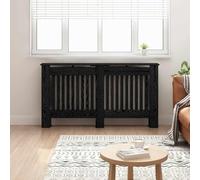 Générique Cache-Radiateur Chêne Noir 152 x 19 x 81,5 cm Bois d'ingénierie,Maison & Jardin,Accessoires pour appareils électroménagers,Accessoires pour radiateurs,Noir,16.65 KG,884091