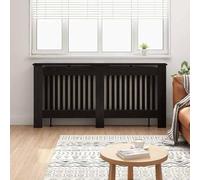 Générique Cache-Radiateur Chêne Noir 172 x 19 x 81,5 cm Bois d'ingénierie,Maison & Jardin,Accessoires pour appareils électroménagers,Accessoires pour radiateurs,Noir,18.16 KG,884080