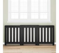 Générique Cache-Radiateur Chêne Noir 205 x 21.5 x 83.5 cm,Maison & Jardin, Accessoires pour appareils électroménagers, Accessoires pour radiateurs, Noir (Poids 23.6KG)