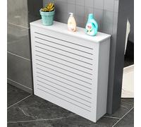 Générique Cache-radiateur en Bois avec Grille à persiennes, Solution de Rangement élégante pour Salon et Chambre, Protection Contre Le Chauffage (60 x 70 x 15 cm / 23,6 x 27,6 x 5,9 Pouces)