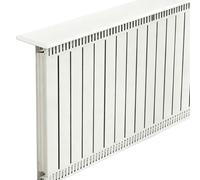 Générique Cache Radiateur Pour Dessus De Radiateur Avec Support,Tablette Radiateur En Aluminium,Cache Radiateur Blanc,Sans Perçage,pour La Décoration Intérieure(White,100 * 16cm)