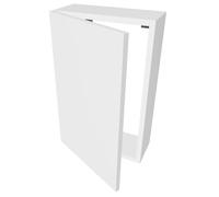 Générique Cache Tableau Électrique, Cache Compteur Électrique, Coffret d’Habillage Tableau Électrique - H 55 cm, L 35 cm, P 14 cm - Blanc