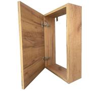 Générique Cache Tableau Électrique, Cache Compteur Électrique, Coffret d’Habillage Tableau Électrique - H 95 cm, L 35 cm, P 14 cm - Bois